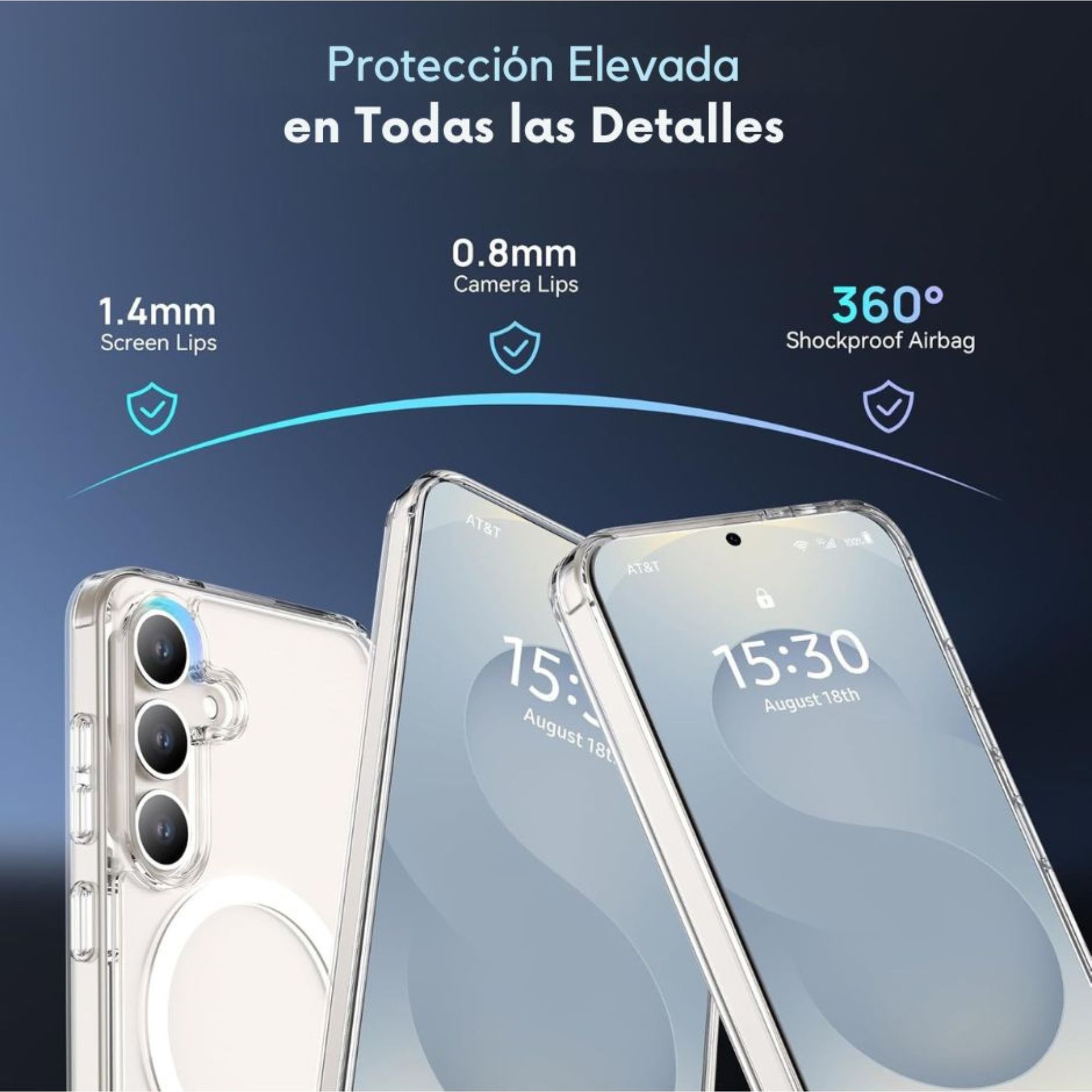 Funda Aluminio Raptic Crystal Uso Rudo Magnetico Para Samsung S25 Plus 