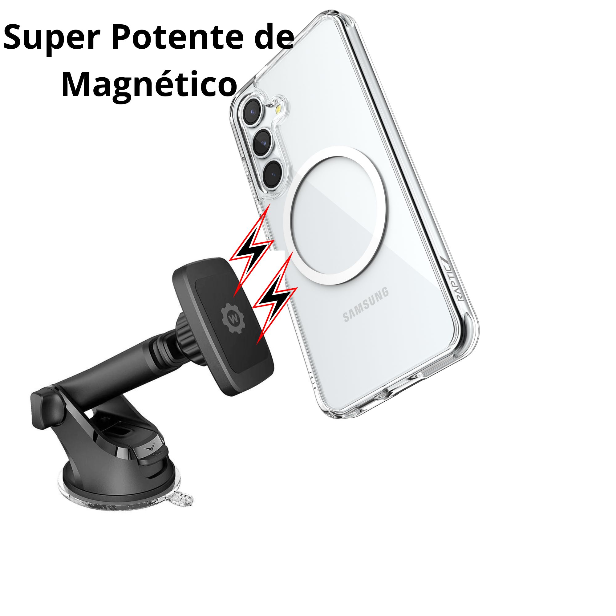 Funda Aluminio Raptic Clear Uso Rudo Magnetico Para Samsung S24 Plus