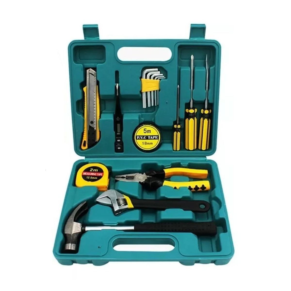 Juego De Herramientas Manuales 16 Pz Casa Taller Oficina