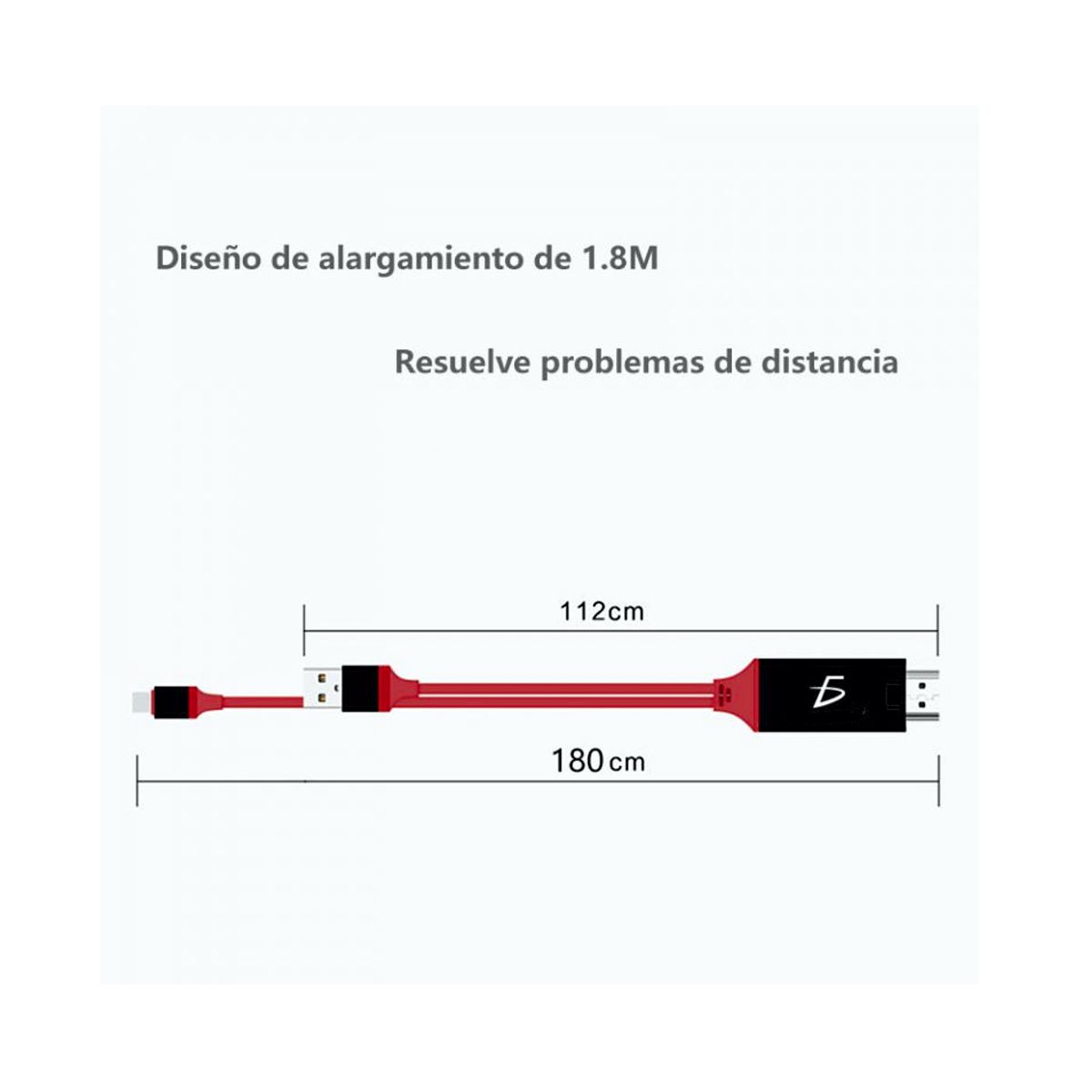 Cable Adaptador De Lightning A Hdmi Compatible Con Iphone Ipad