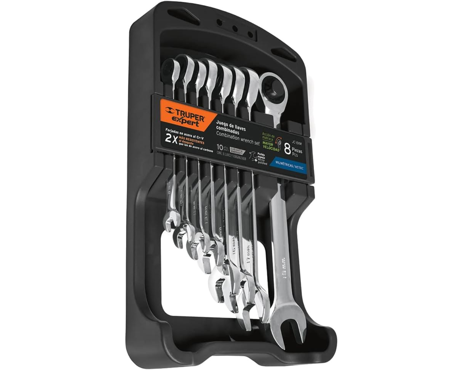 Juego 2 Llaves Combinadas Power Torque 1-1/8" | Totalmente Pulidas | Herramientas GM6416