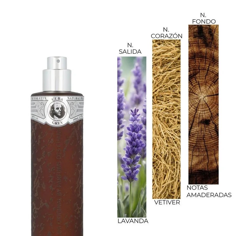 Fragancia Cuba Grey EDT 100 ML para caballero