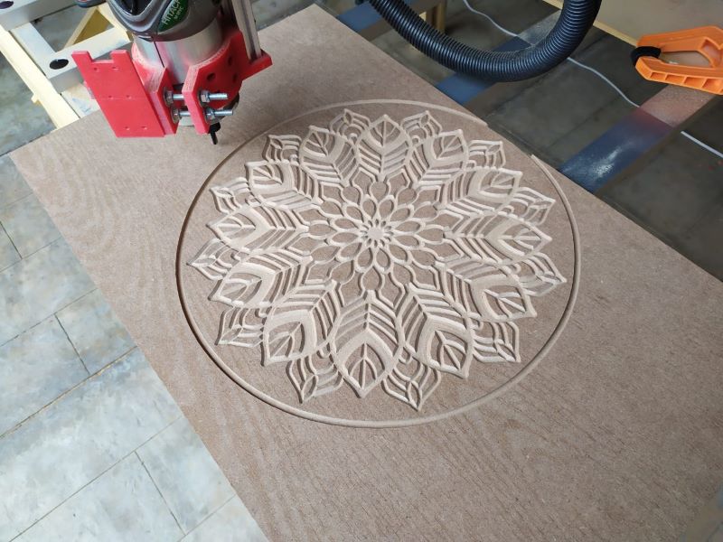 CNC Router Profesional 122x122 Vectores