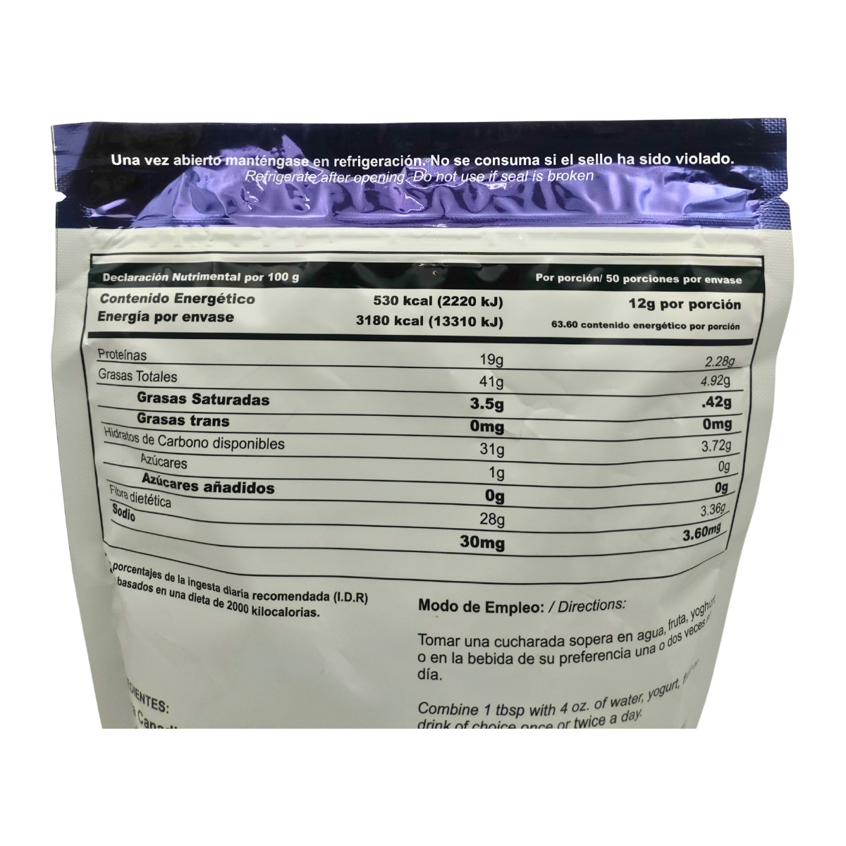 Canadian Ives Evolution México Linaza Canadiense Molida Cultivo Orgánico 600 Gr..