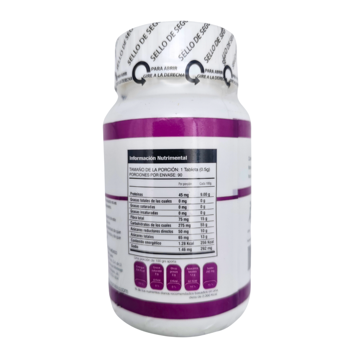 Pasiflora Valeriana 7 azahares Toronjil Tila Vitaminas B1 B6 B12 Ácido Glutámico Real XB Ives Evolution México 90 uds..