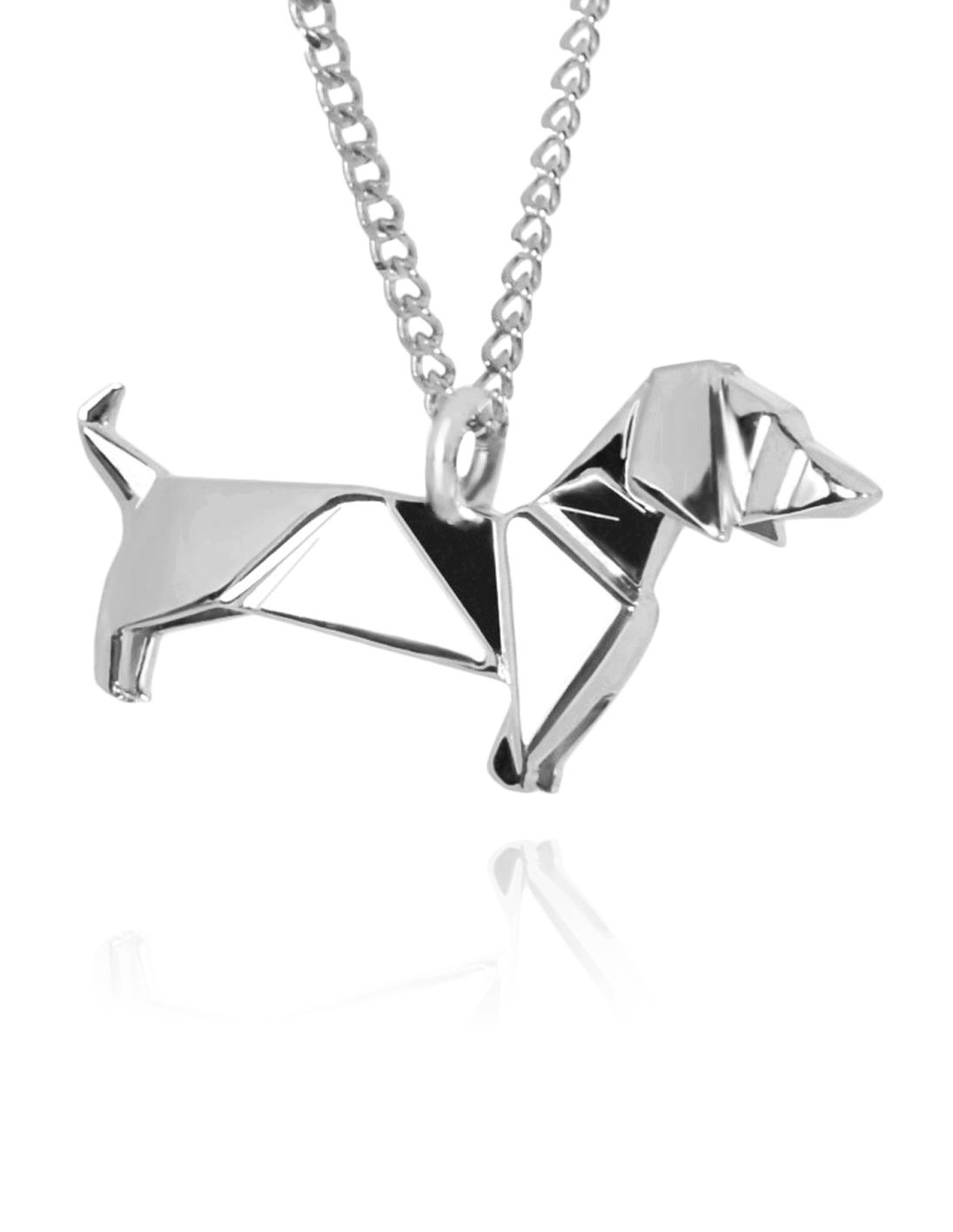 Dije Perro Salchicha En Plata .925