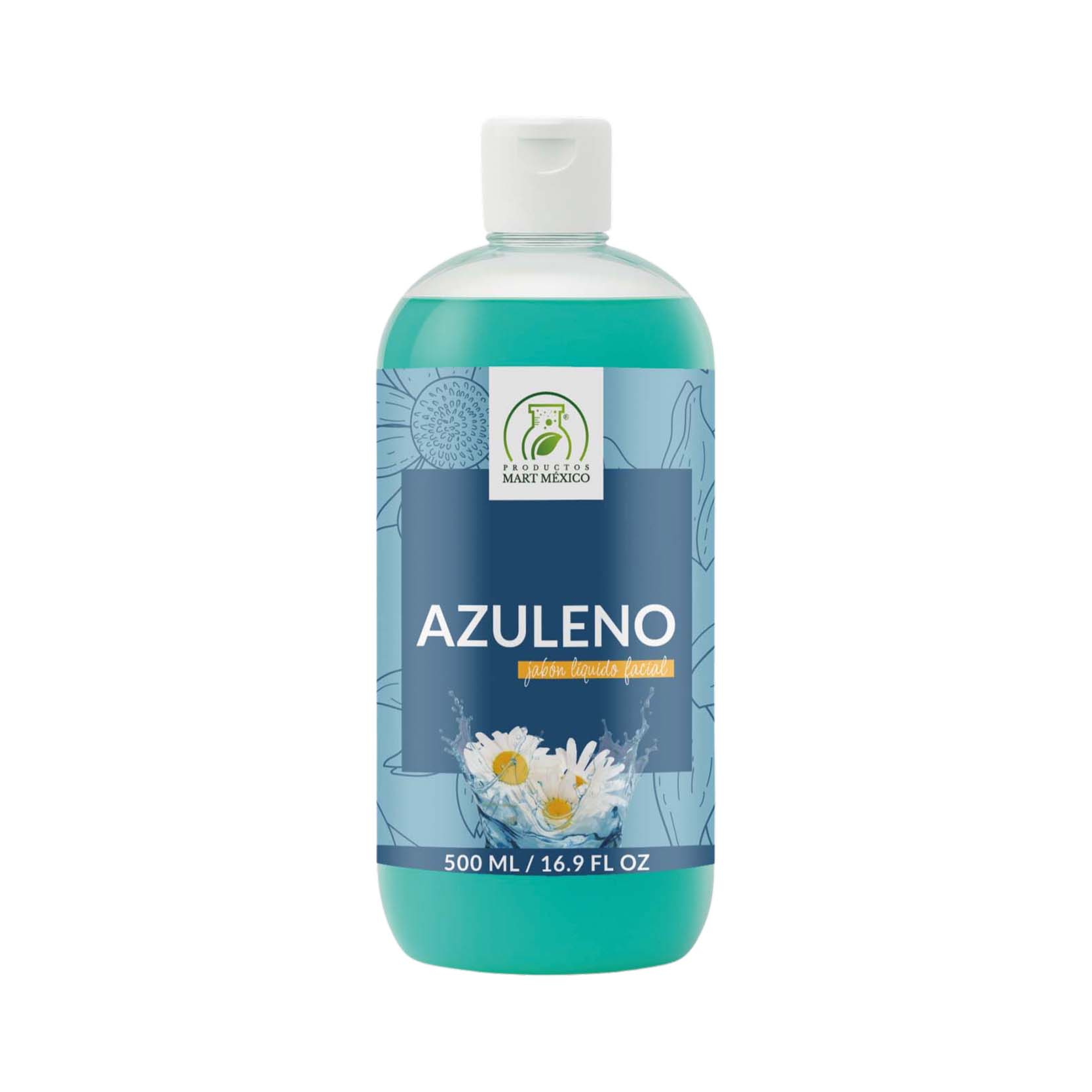 Jabón Líquido Facial  De Azuleno Antibacteriano  500ml