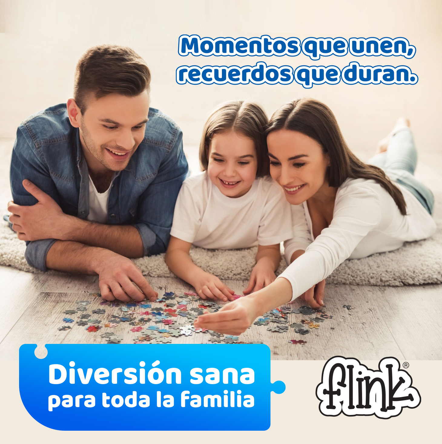 Rompecabezas Flink La Gran Ola 1000 Piezas Metalizado