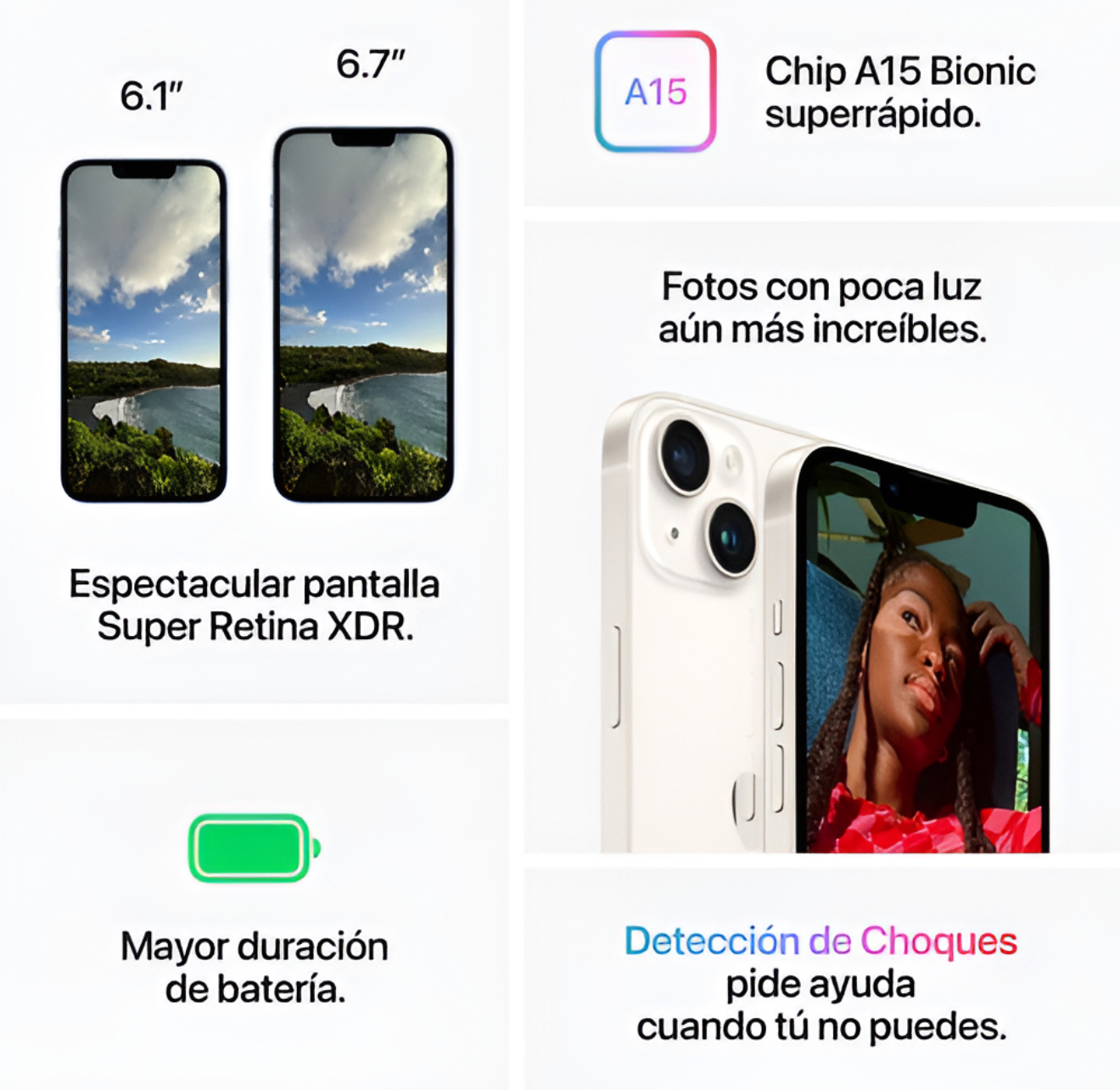 IPhone 14 lila 128 GB Reacondicionado Esim Libre de fabrica 