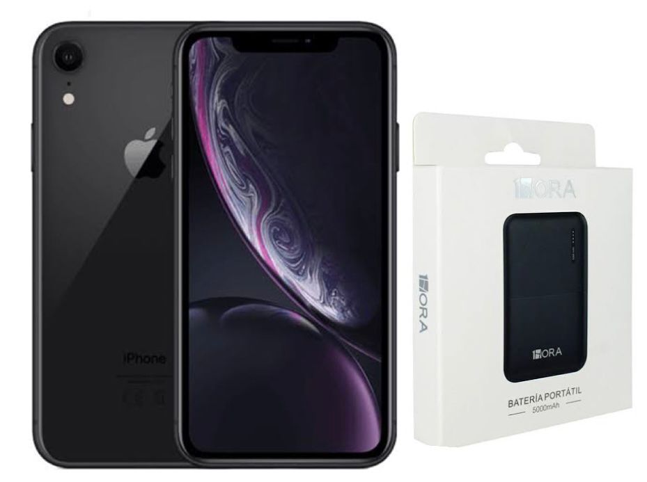 Apple iPhone XR Celular color Negro 64GB Almacenamiento