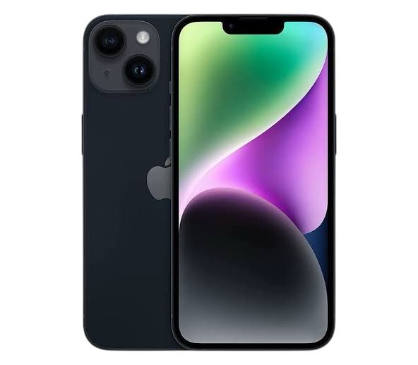 Apple iPhone 14 negro 128GB Reacondicionado E-SIM + cargador inalámbrico 