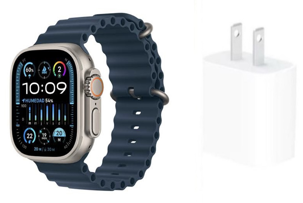Apple Watch Ultra 2 49mm Natural Titanium reacondicionado + cubo c