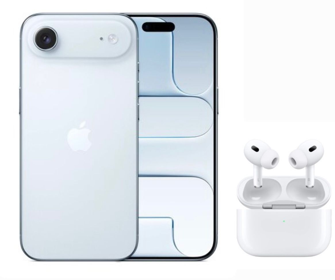 Apple iPhone 17 Air 512GB Nuevo y Liberado Color Azul Cielo + AIRPODS PRO 