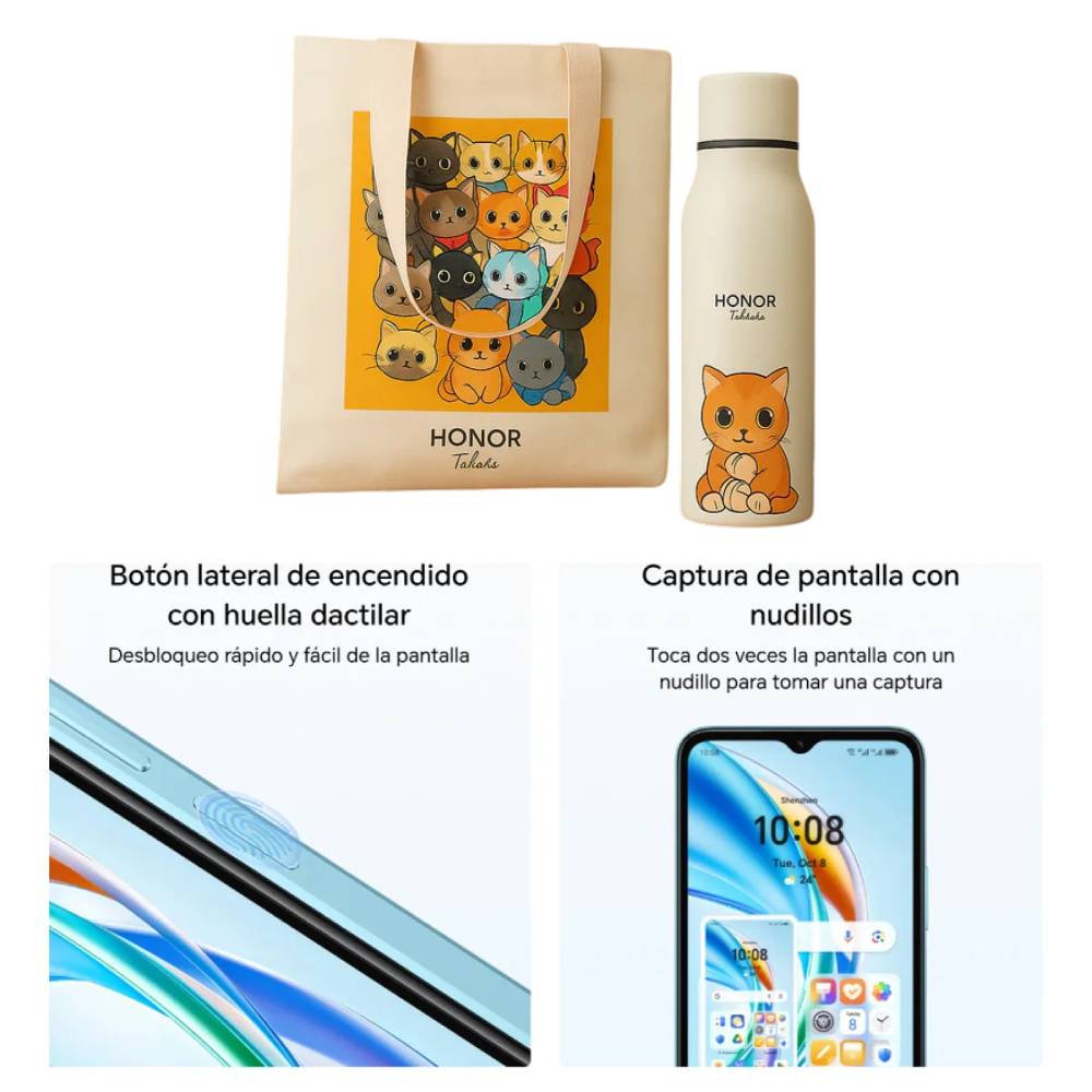 Honor X5B Plus 4/256gb Morado (Dual SIM) + REGALO HONOR