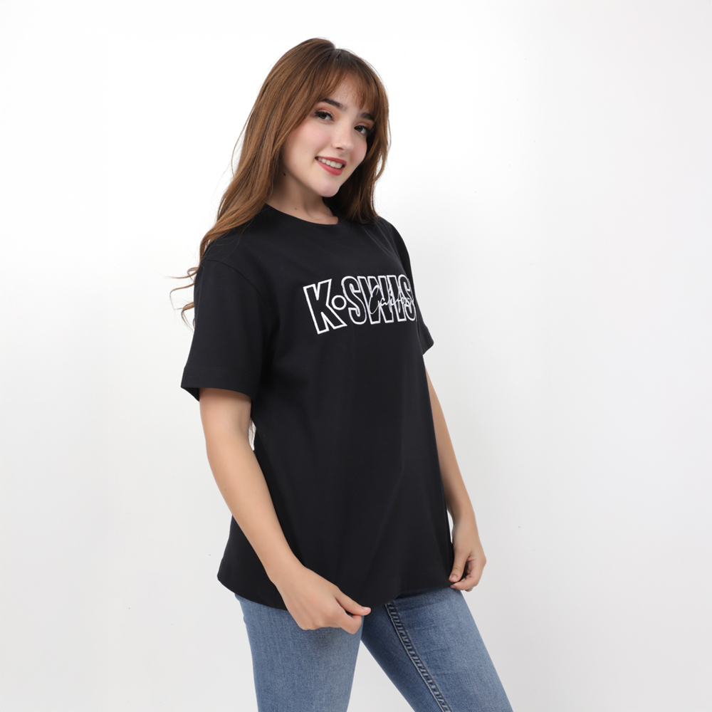 Playera K-Swiss  HEPBURN Para Mujer Color Negro