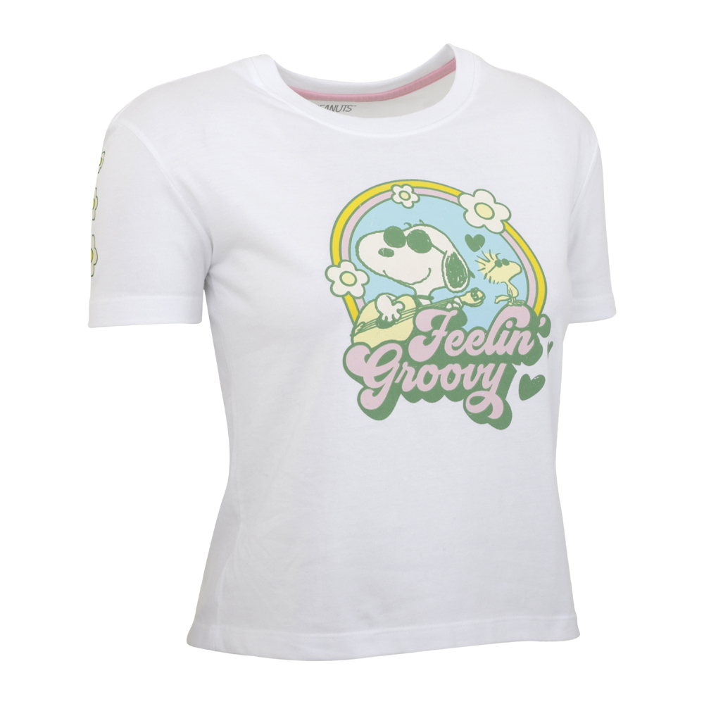 Playera K-Swiss PEANUTS EMMA Para Niña Color Blanco