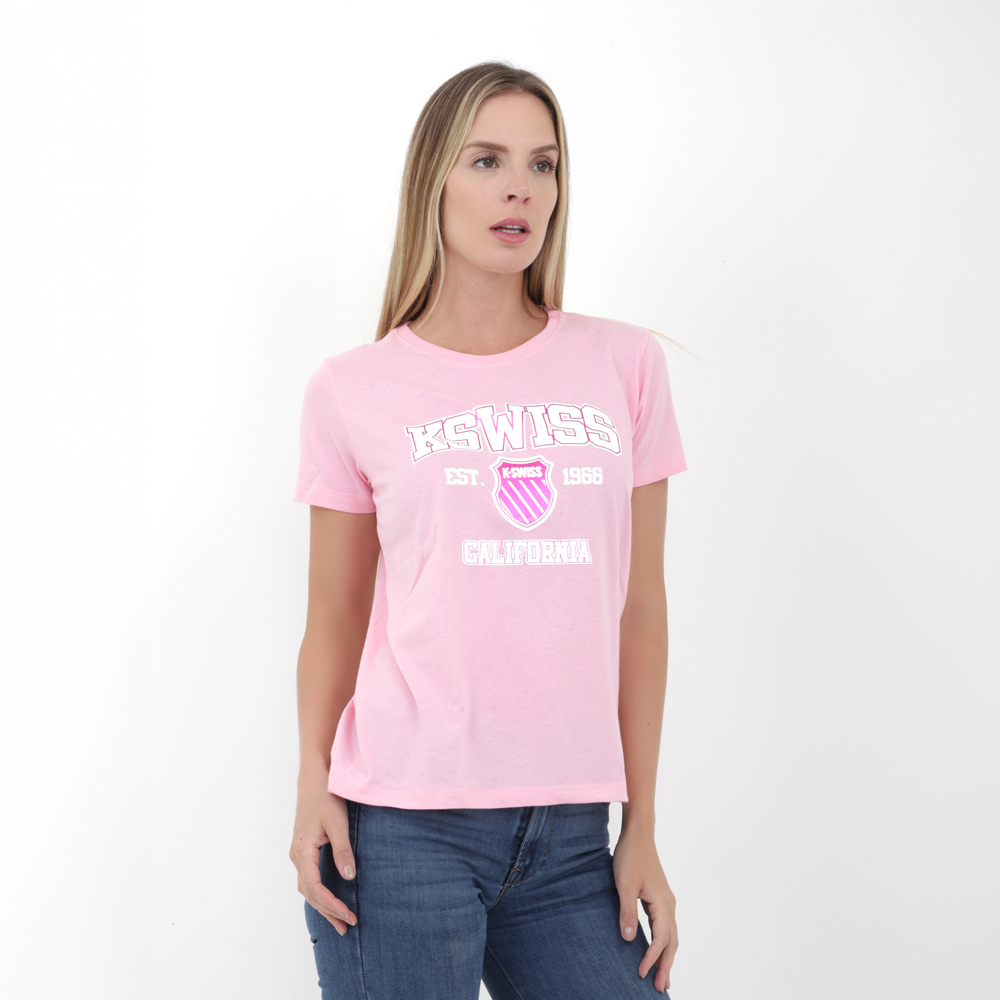 Playera K-Swiss JHOANA  Para Mujer Color Rosa