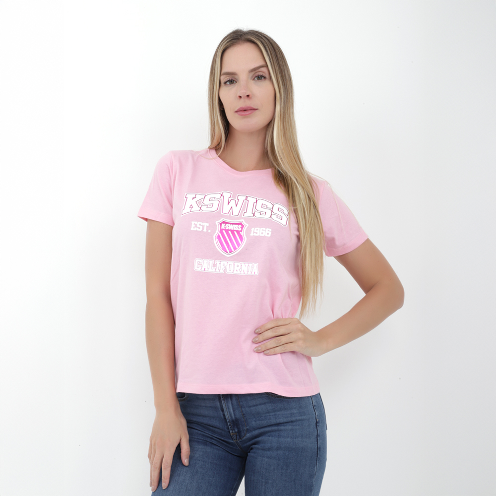 Playera K-Swiss JHOANA  Para Mujer Color Rosa