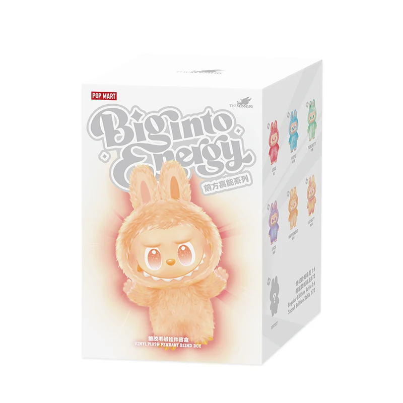 Pop Mart Labubu Caja Misteriosa Genuina,  Caja Ciega Series Big Into Energy, Los Monstruos, 1 Figura Original, 1 Pcs