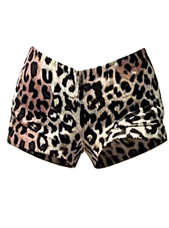 SHORT STRECH ANIMAL PRINT
