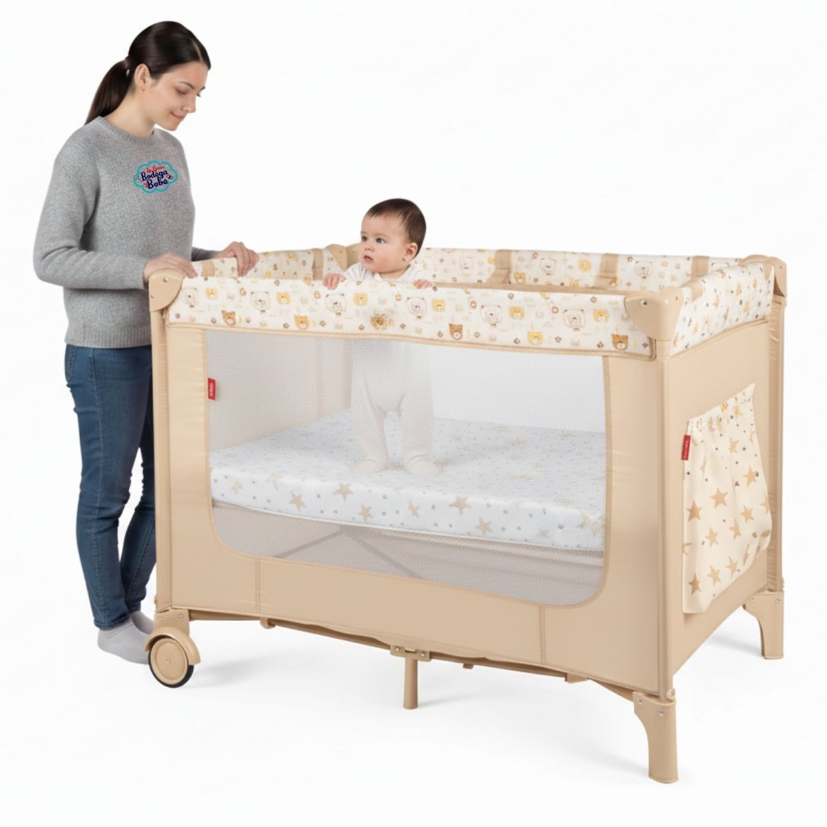 Cuna corral D´bebé Rest Beige