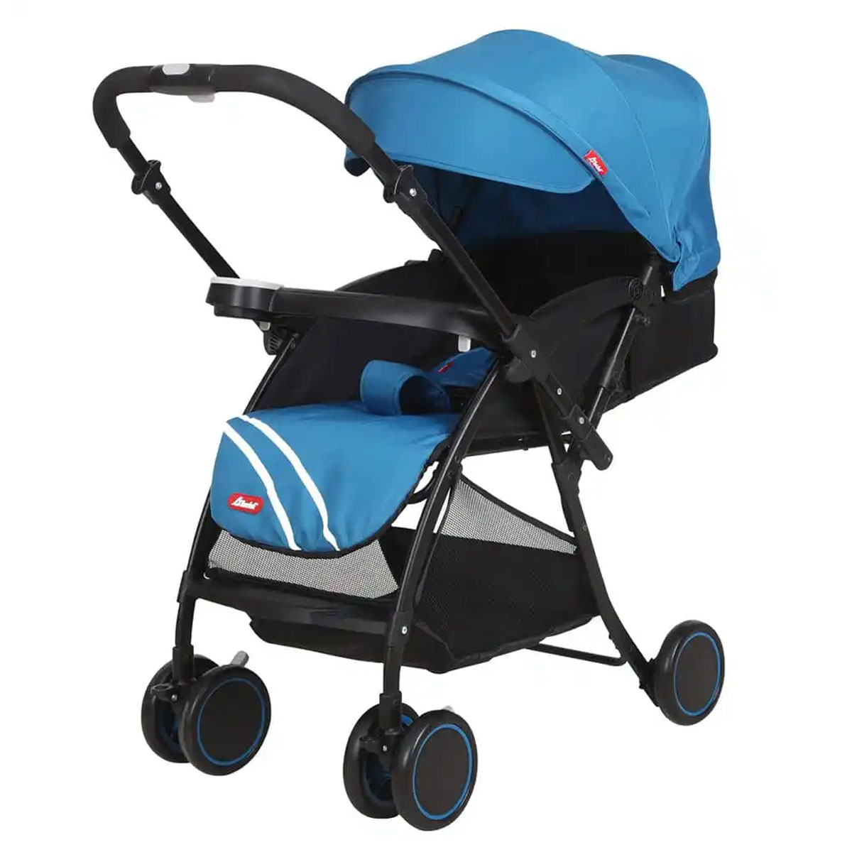 Carriola de mango reversible Lu Baby Azul.