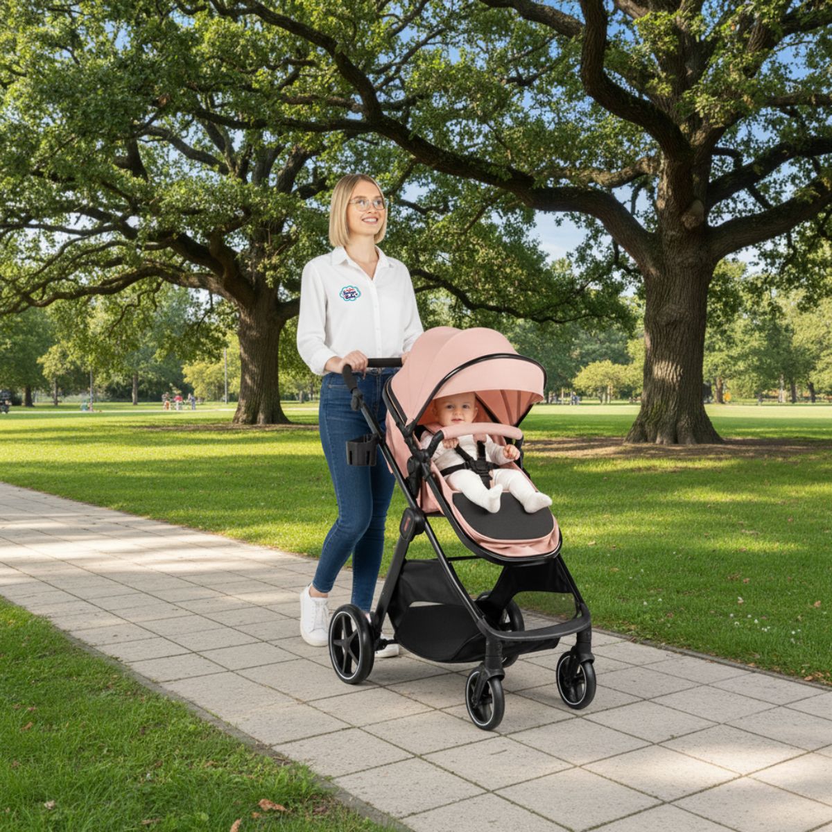 Carriola D Bebe Sistema De Viaje Travel System King Con Autoasiento 1a Etapa Rosa