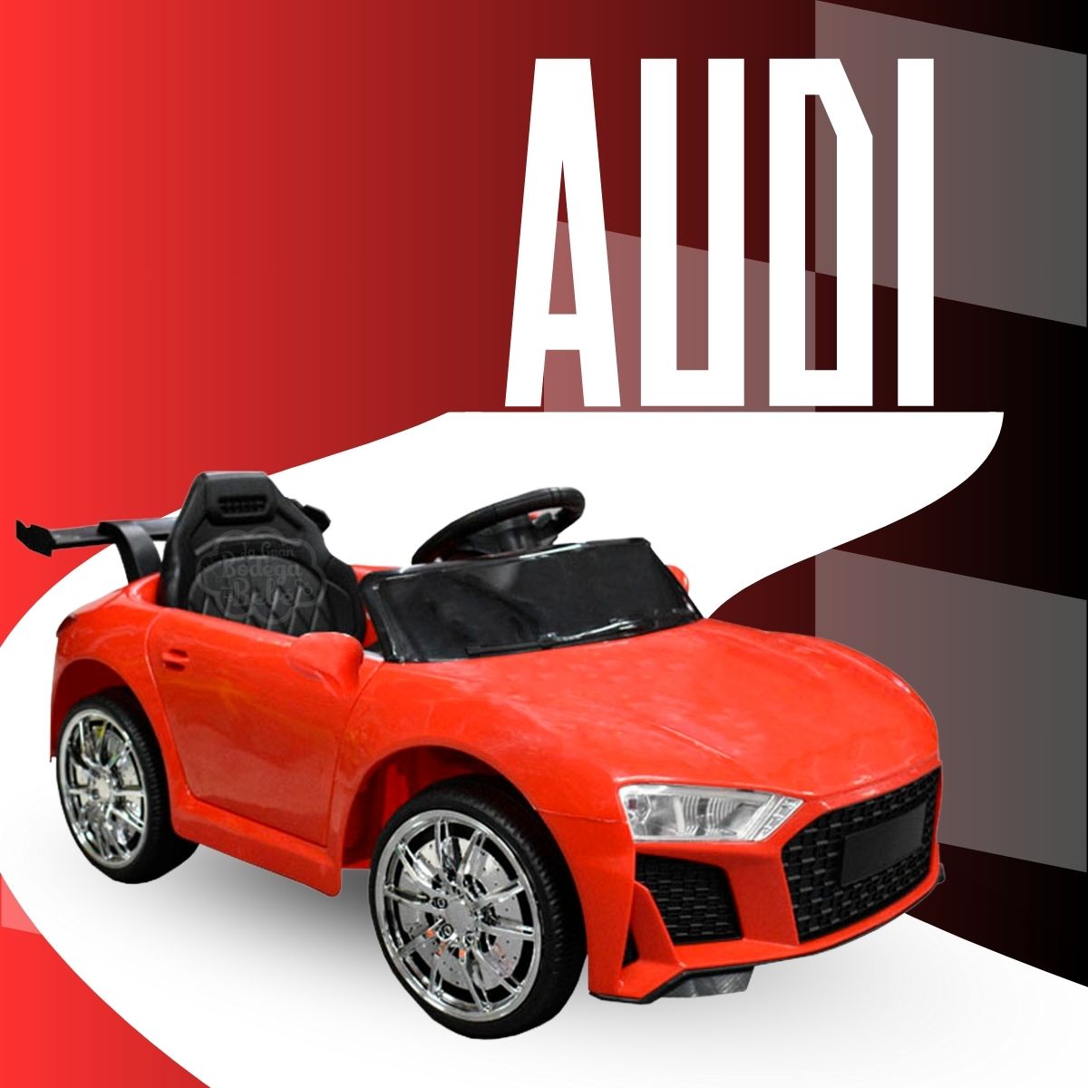 Carro Montable Electrico 6V Tipo Audi 915 Rojo