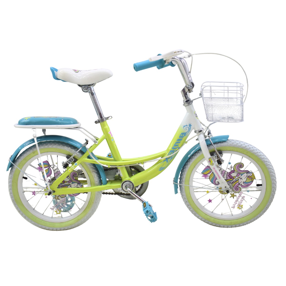 Bicicleta Para Niños R16 Bimex Princess Verde