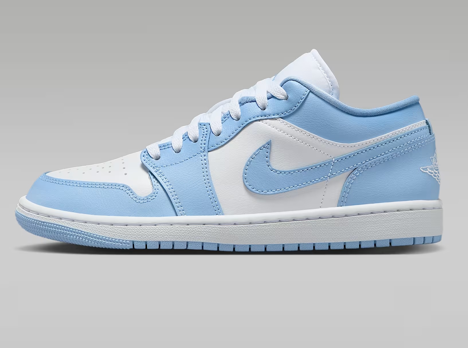 Tenis Air Jordan 1 Low Blanco/azul Mujer Tallas #23 al #26.5