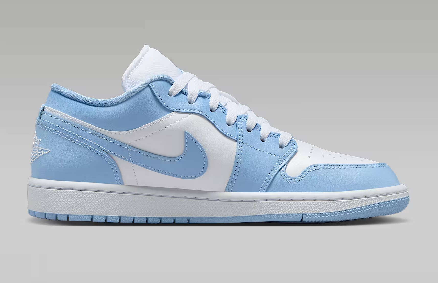 Tenis Air Jordan 1 Low Blanco/azul Mujer Tallas #23 al #26.5