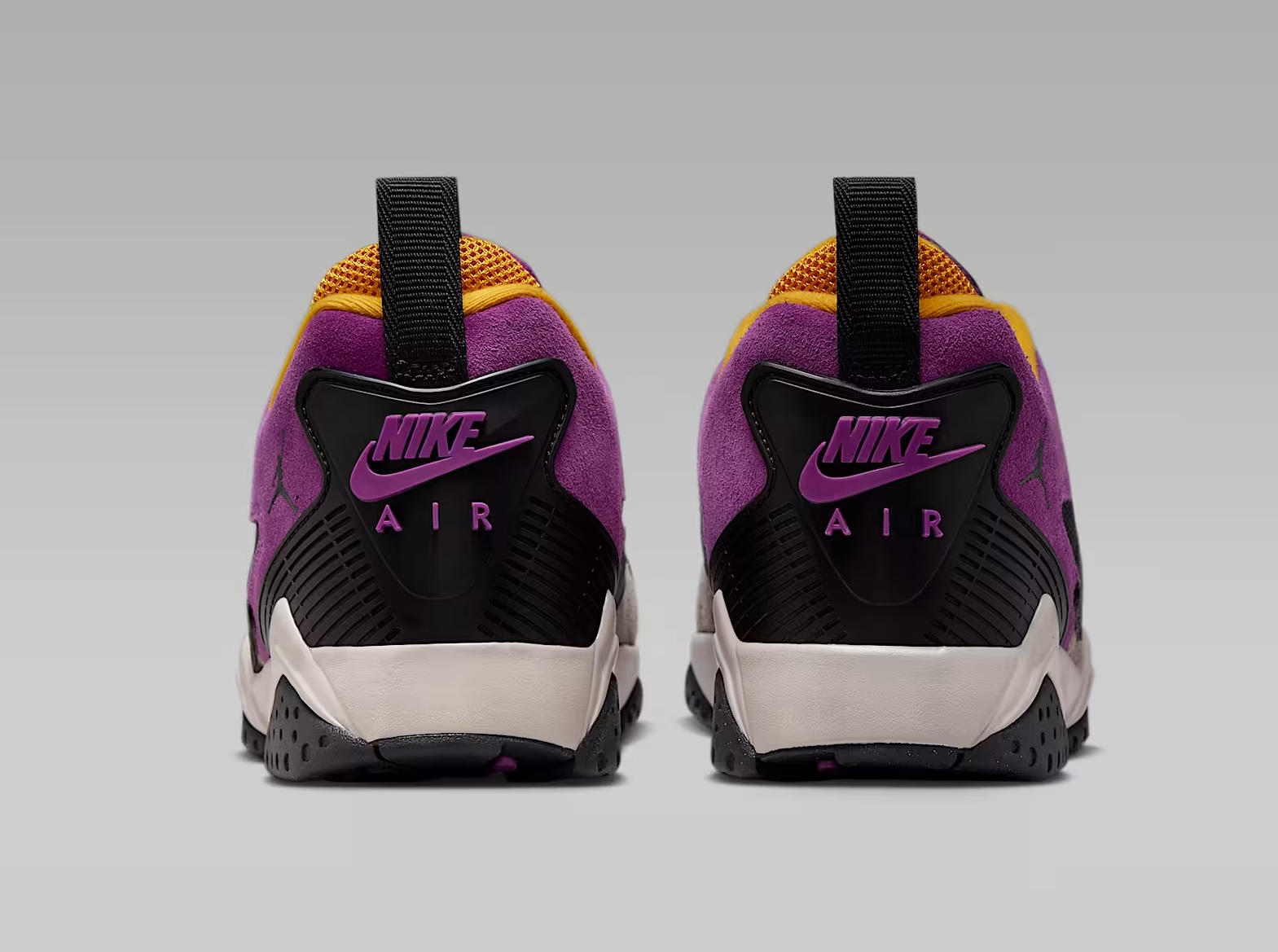 Tenis Air Jordan MVP 92 Gris/negro/violeta Hombre Tallas #26 al #28