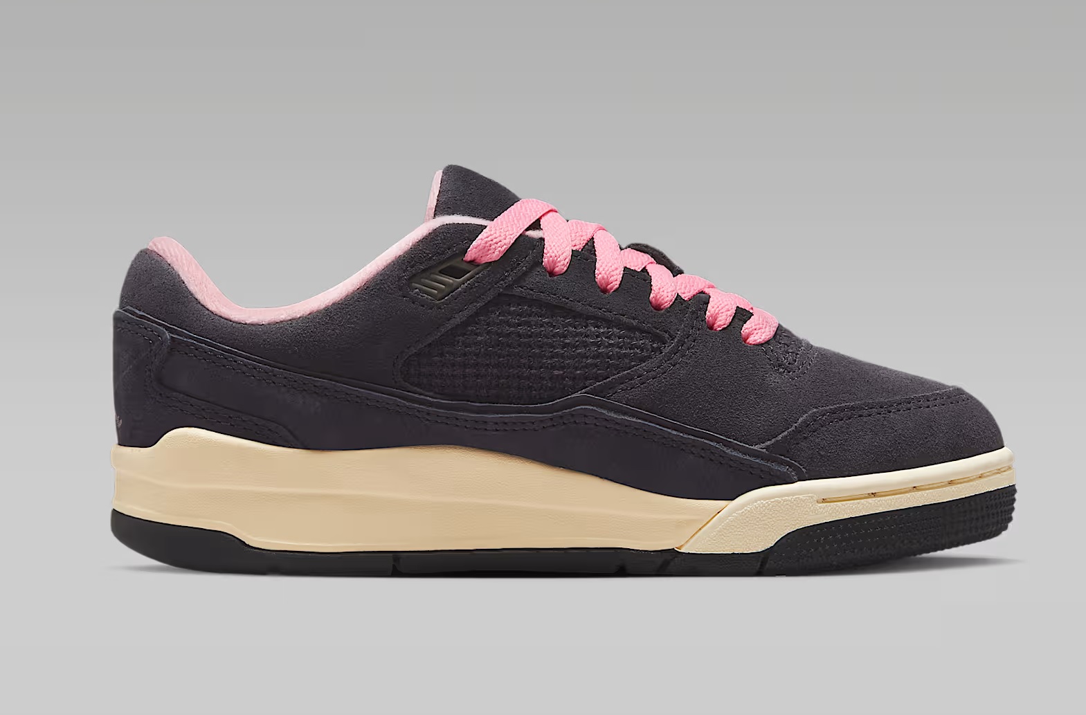 Tenis Jordan Flight Court Negro/rosa Mujer Tallas #22.5 al #25