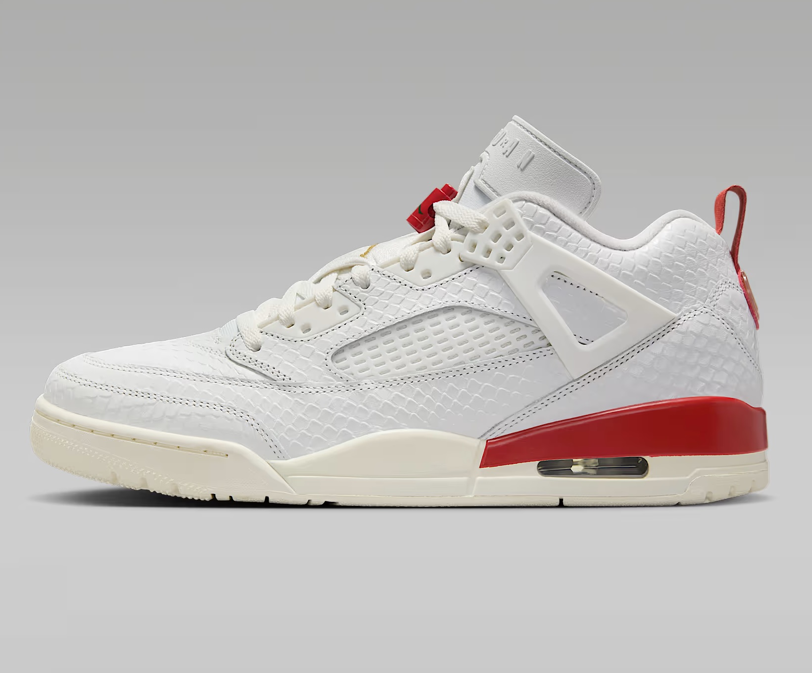 Tenis Jordan Spizike Low "El Vuelo" Blanco/rojo hombre Tallas #24.5 al #30