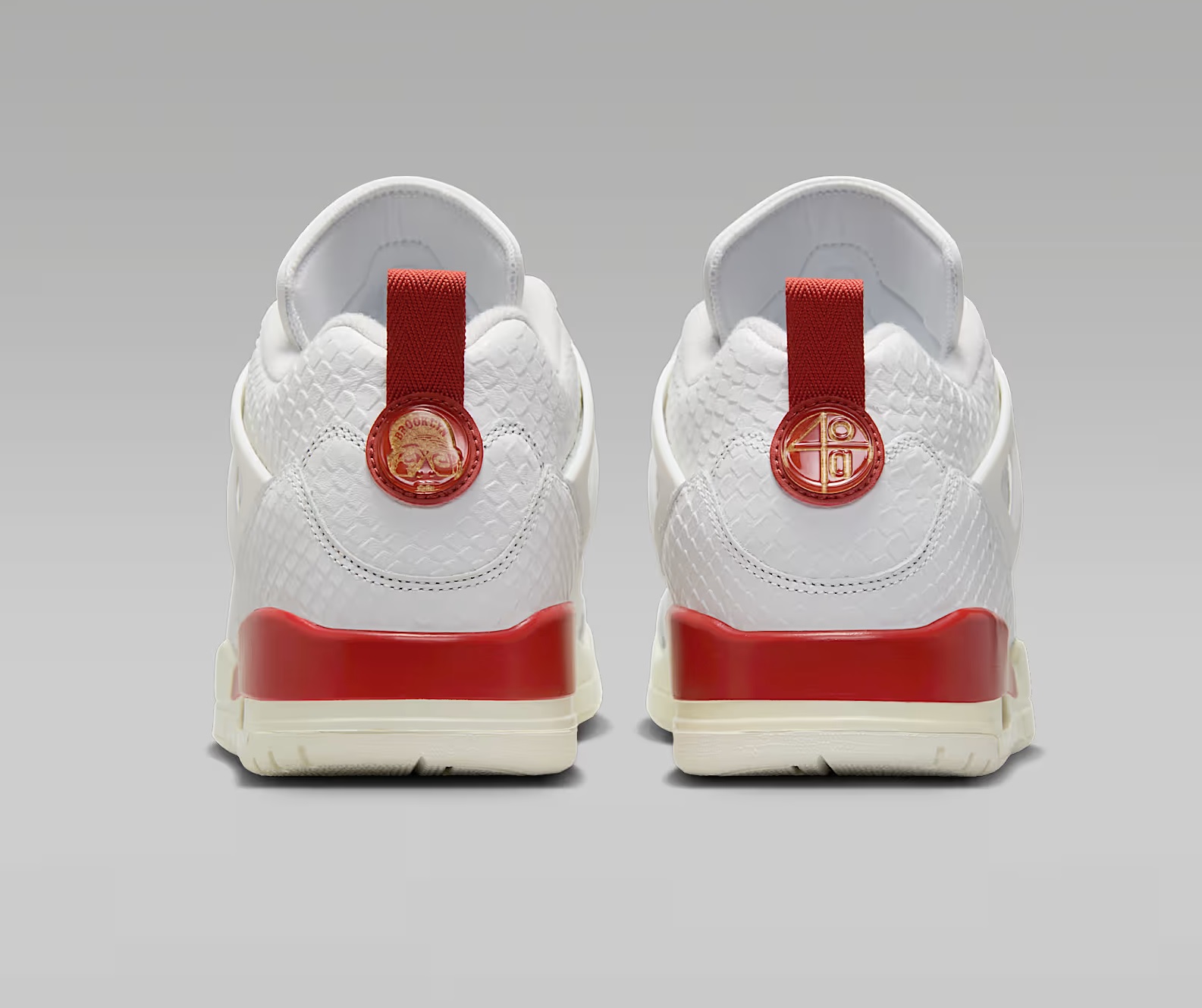 Tenis Jordan Spizike Low "El Vuelo" Blanco/rojo hombre Tallas #24.5 al #30