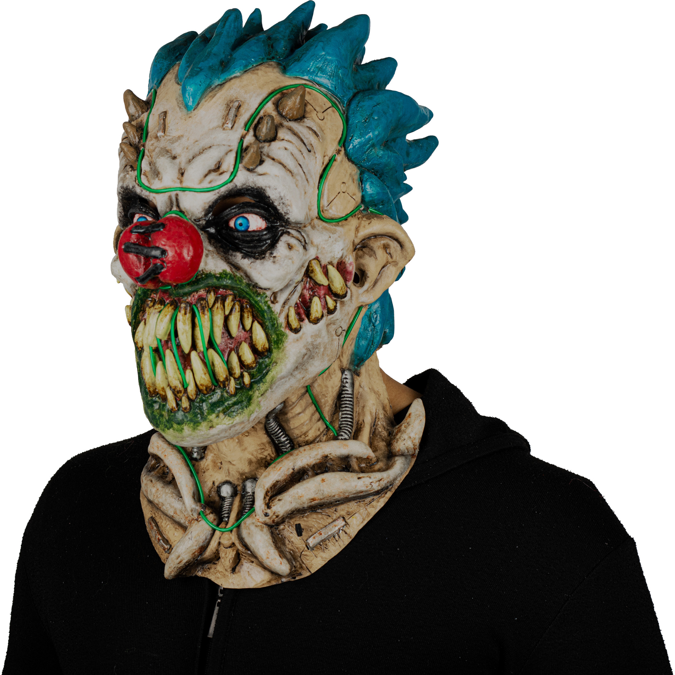 Máscara Payaso Maligno LED Clown Spikes Ghoulish Productions  Halloween