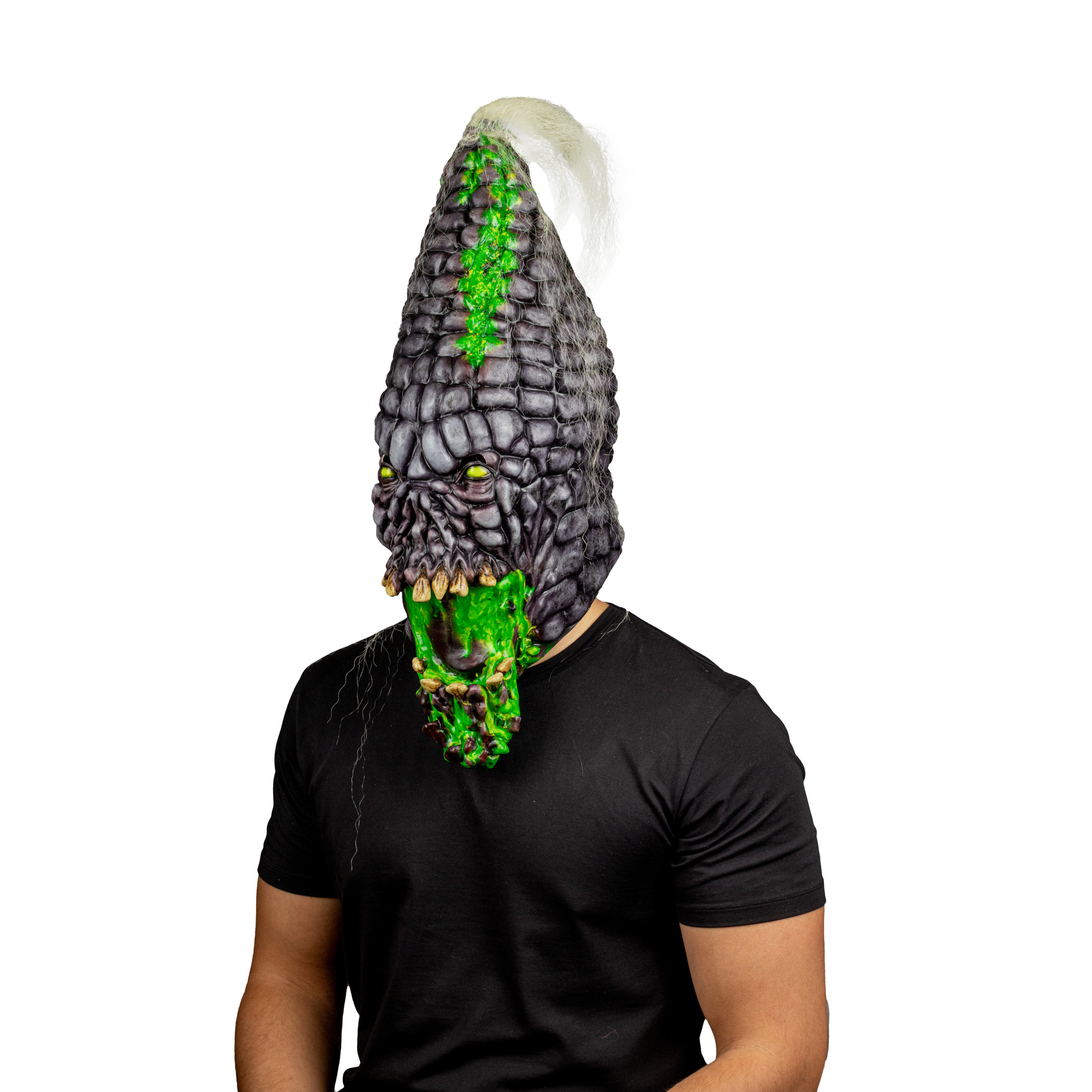 Máscara Mazorca Huitla Poseida Elote Radioactivo  Ghoulish Productions, Disfraz Halloween.