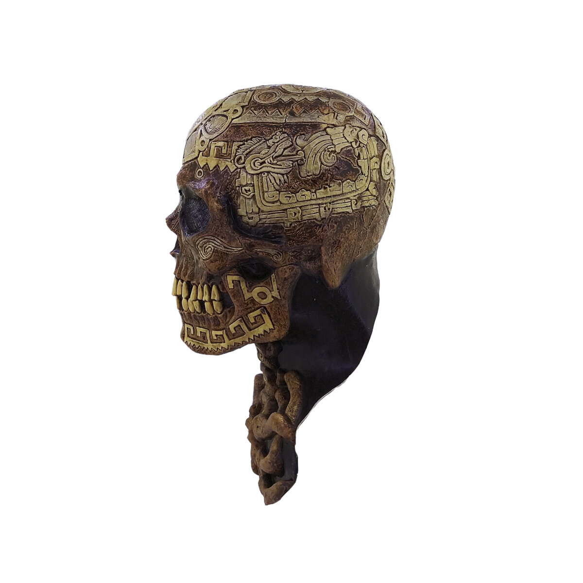 Máscara De Calavera Azteca Ghoulish Productions Aztec Skull Disfraz Halloween