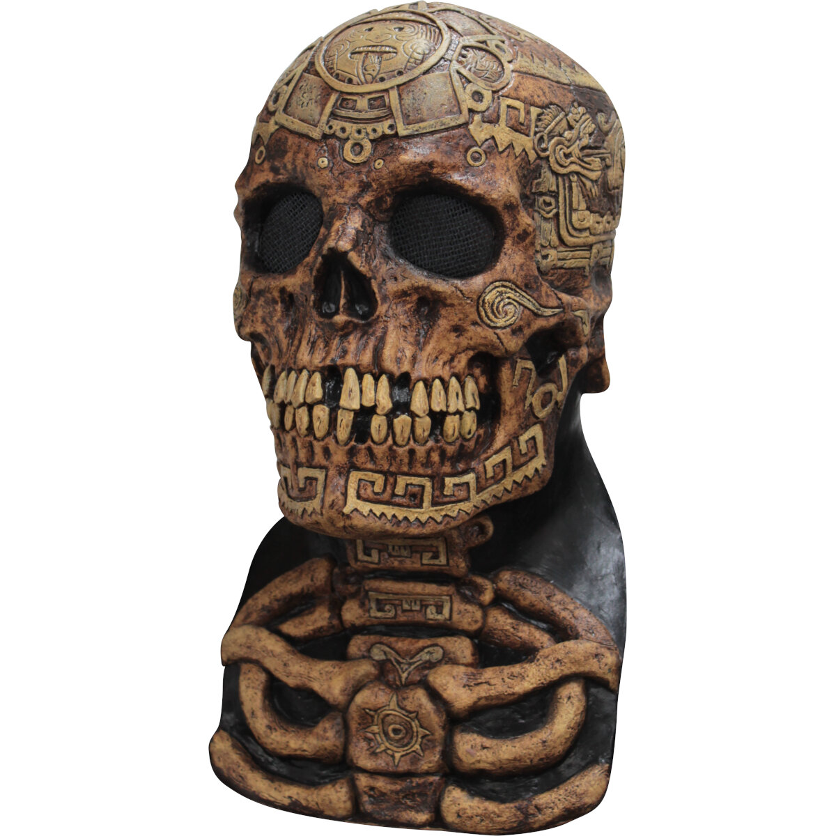 Máscara De Calavera Azteca Ghoulish Productions Aztec Skull Disfraz Halloween