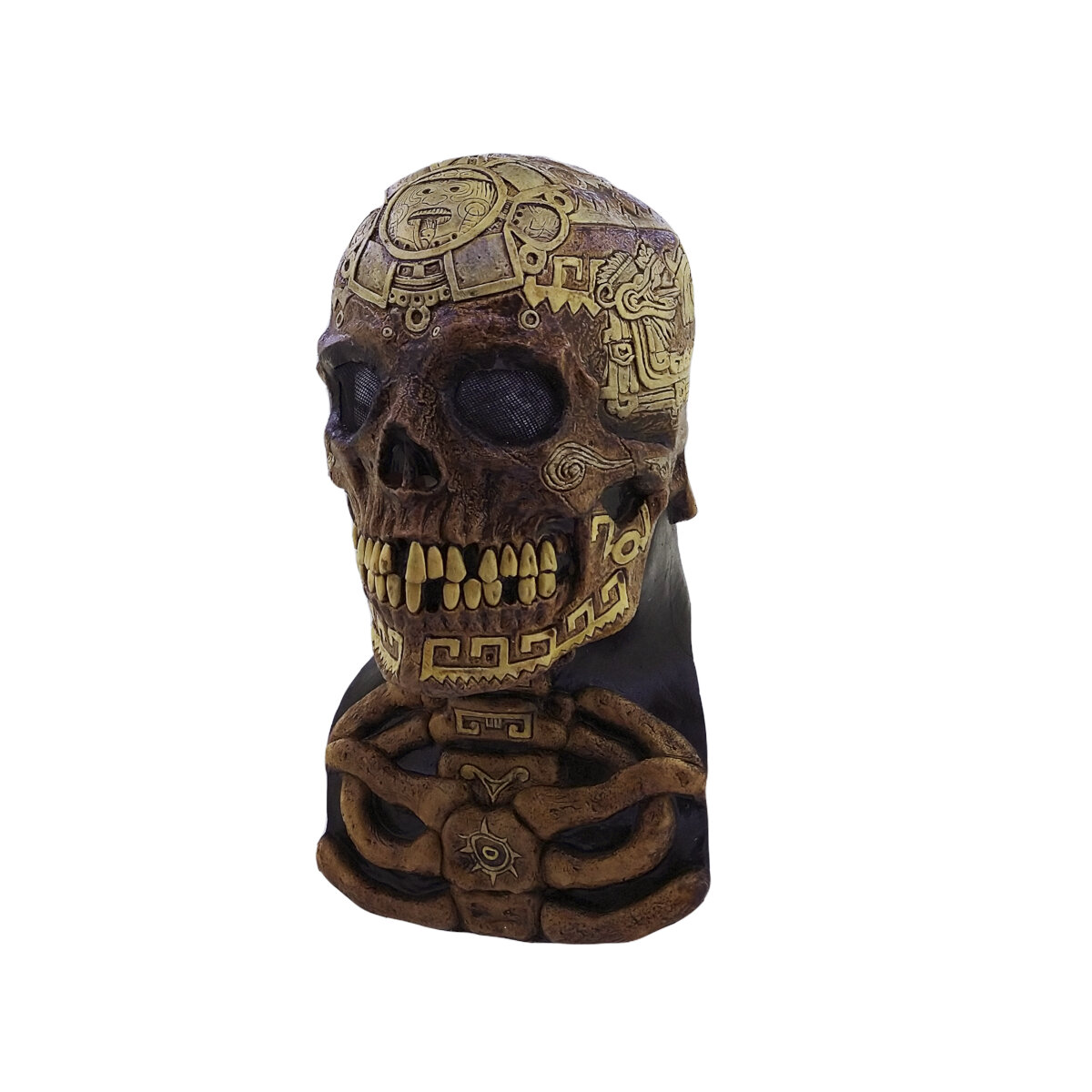 Máscara De Calavera Azteca Ghoulish Productions Aztec Skull Disfraz Halloween