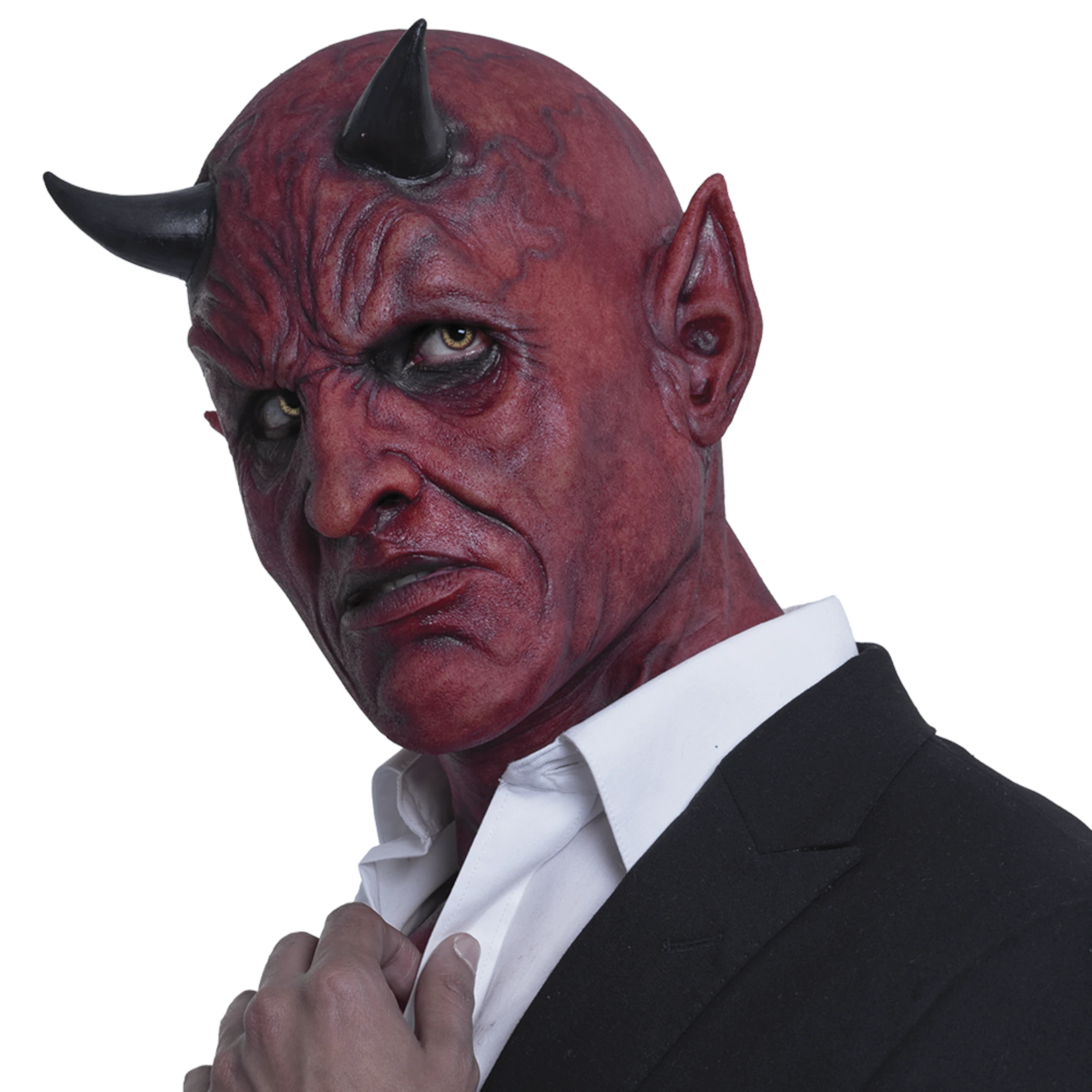 Máscara De Diablo Lucifer – Hyper Mask by Ghoulish Productions, Disfraz Halloween.