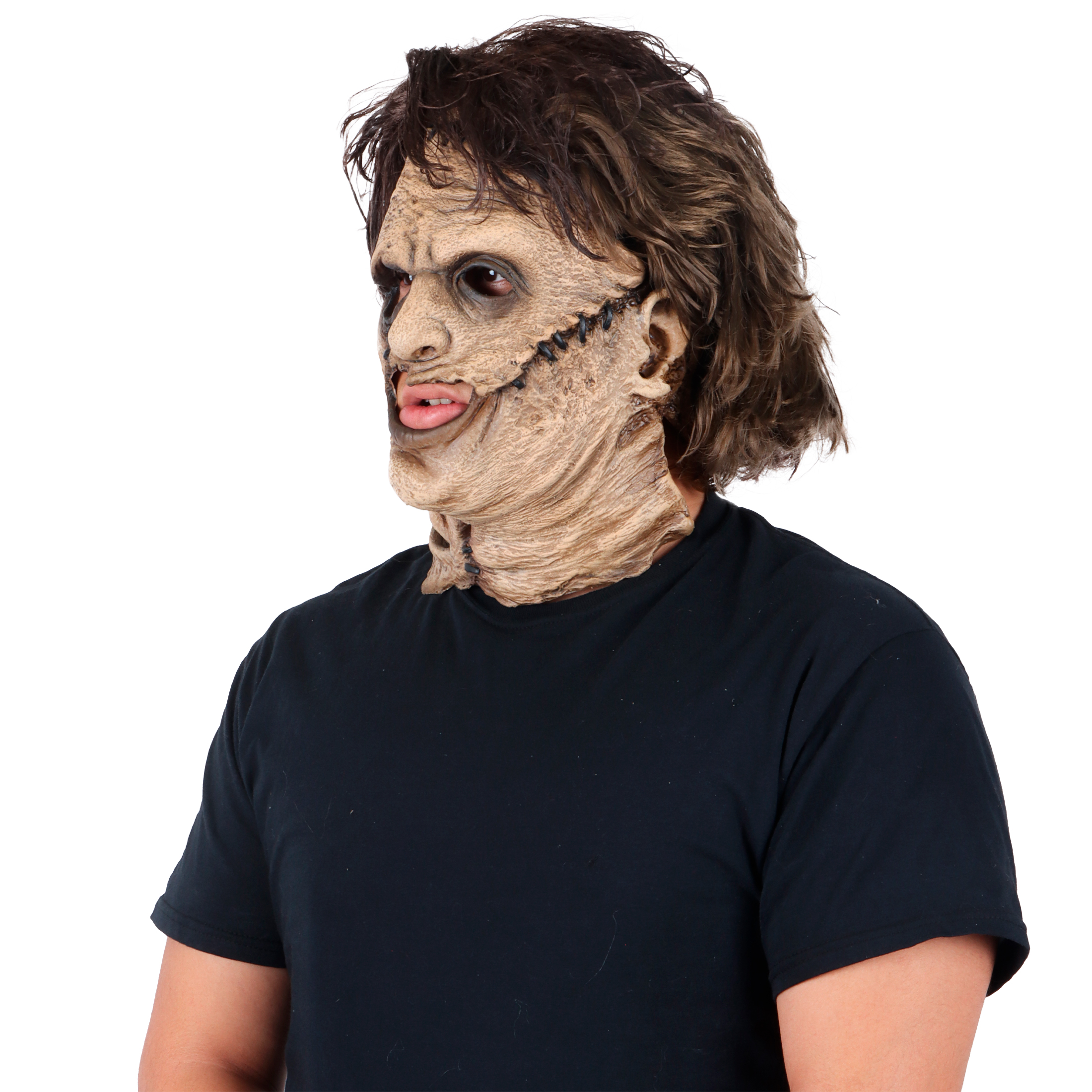 Máscara De Leatherface 2003 Oficial Texas Chainsaw Massacre, Disfraz Halloween. 