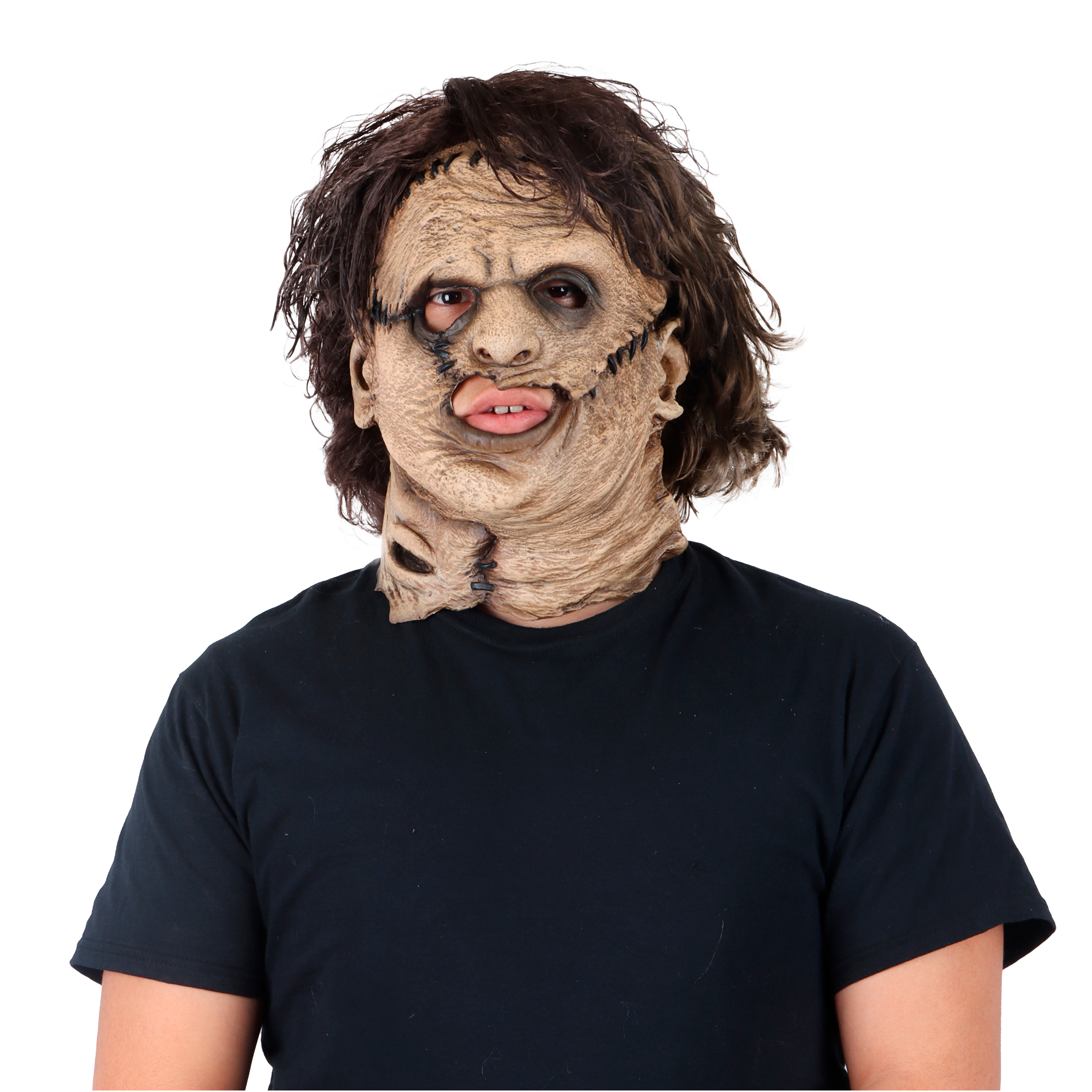 Máscara De Leatherface 2003 Oficial Texas Chainsaw Massacre, Disfraz Halloween. 