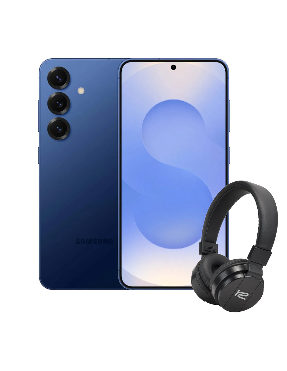 samsung-galaxy-s25-128gb-azul-marino-reacondicionado-audifonos-bluetooth