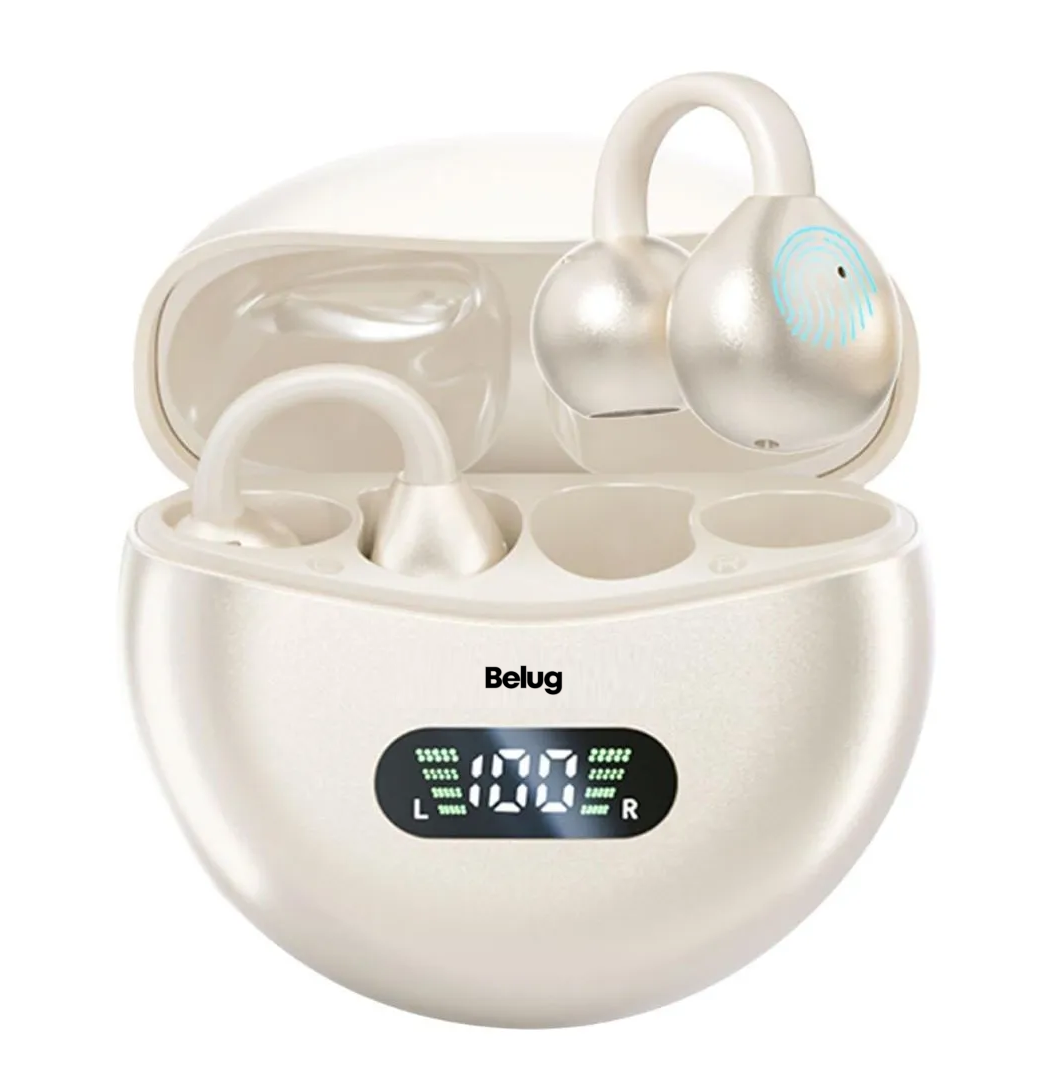 Audífonos Open Ear Bluetooth Pantalla Digital Inalambricos skin