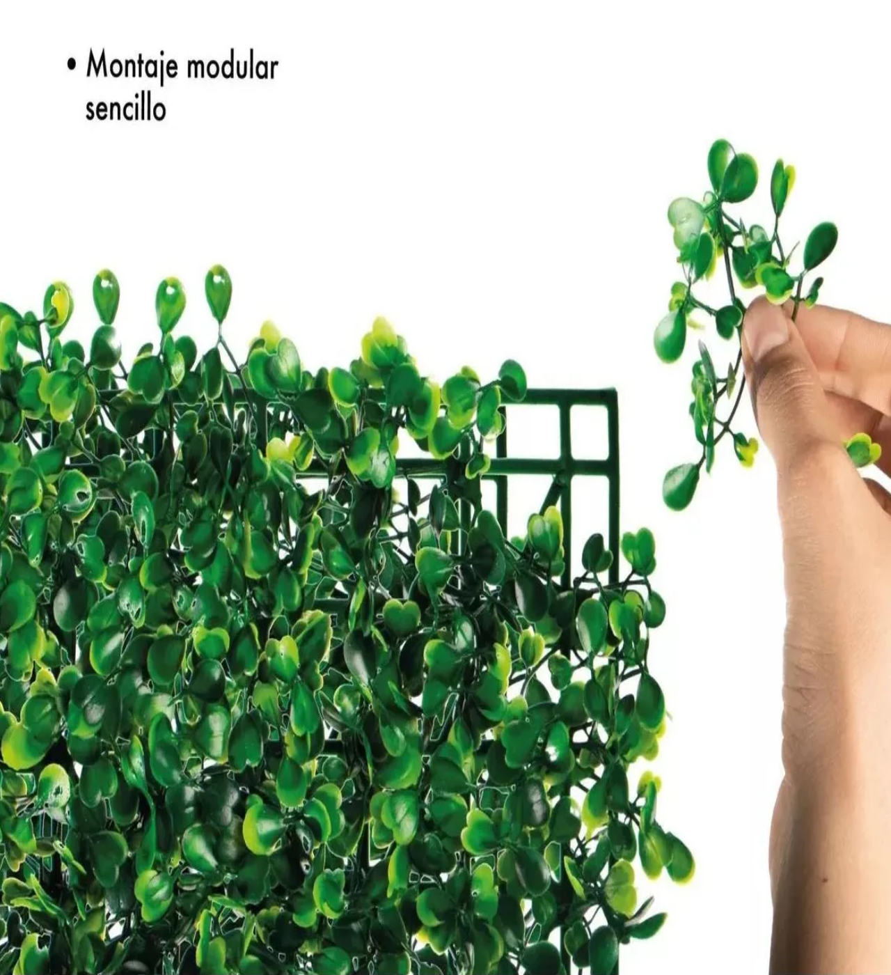 6 Césped Artificial Decoración Malla Verde Pared Sintético