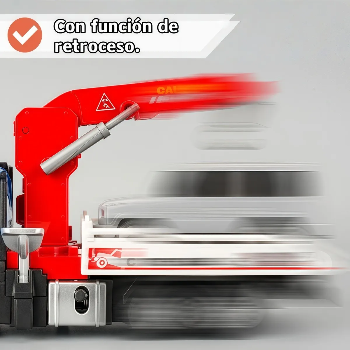 "Grúa De Ingeniería De Aleaciones Para Niños Con Luz "