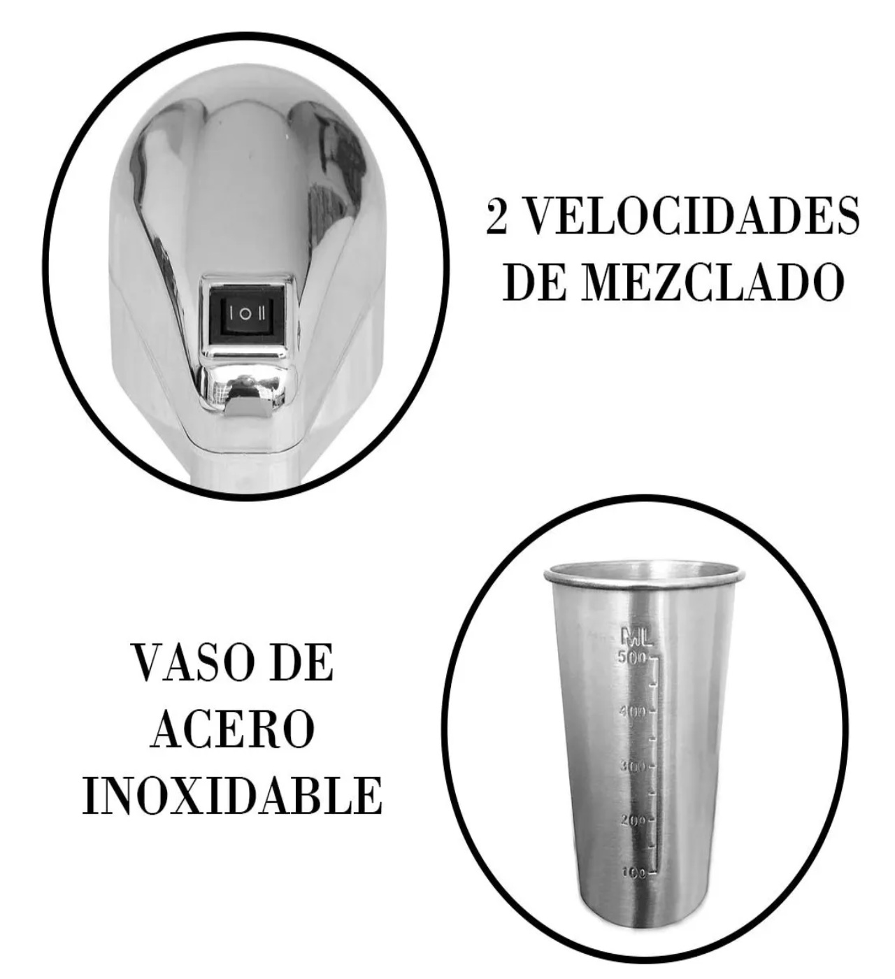 Batidora Para Maltedas De Pedestal Espumador Fuente De Sodas Plateado 60 Hz