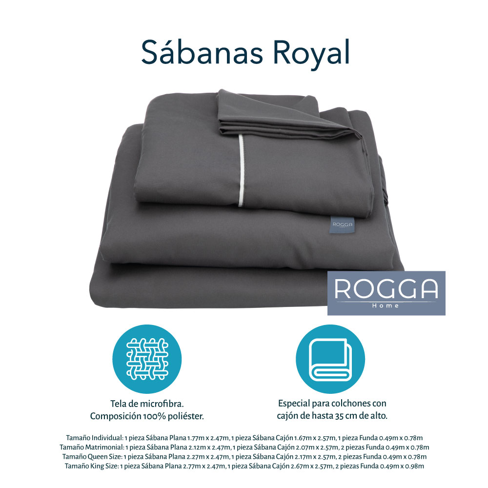 Colchón Individual Spring Air Mónaco+2 Almohadas Royal+Protector Lux+Sábanas Royal
