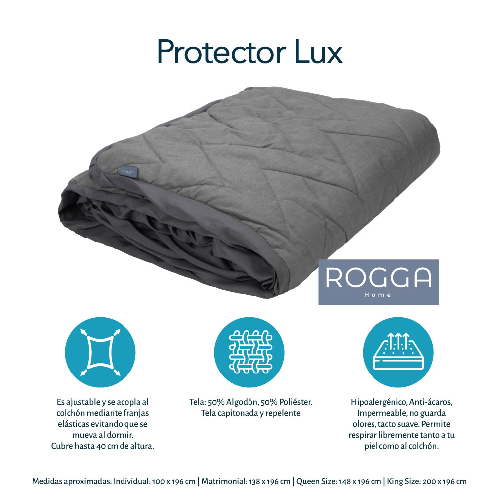 Colchón Individual Spring Air Mónaco+2 Almohadas Royal+Protector Lux+Sábanas Royal